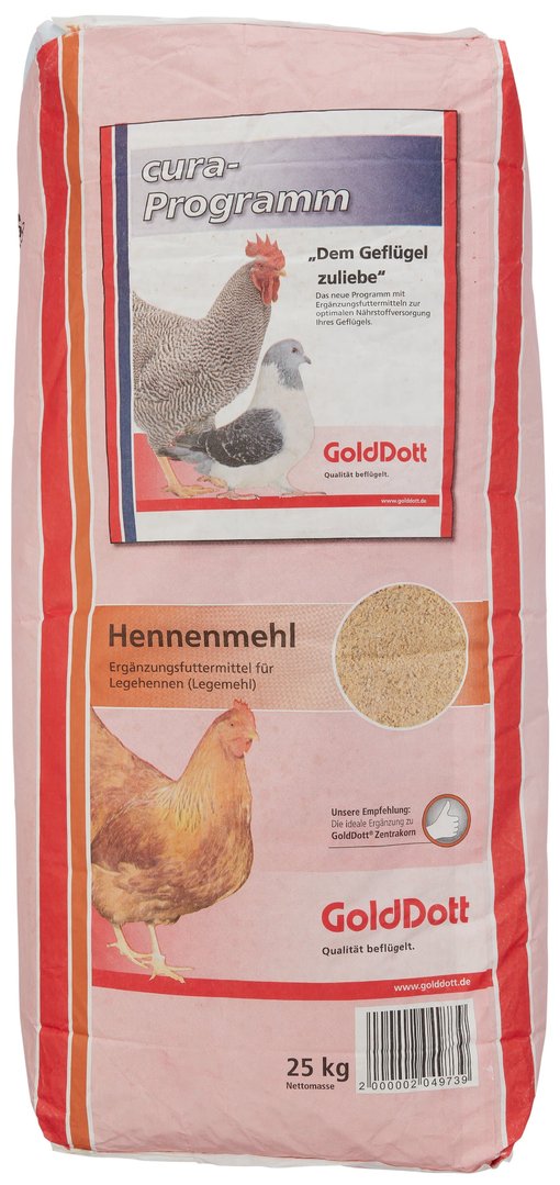 GoldDott Hennenmehl, Hühnerfutter, gesackt, 25 kg