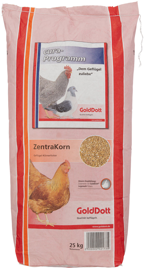 GoldDott Zentrakorn, Hühnerfutter, gesackt, 25 kg