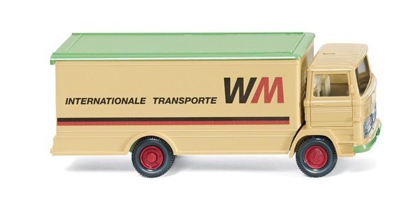 Wiking 043601 Koffer-Lkw (MB LP 1317) "WM Internationale Transporte"