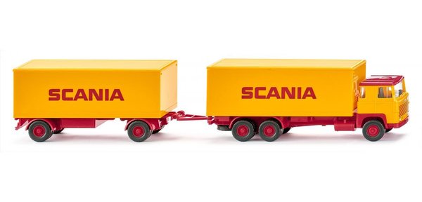 Wiking 045702 Kofferhängerzug (Scania 111) "SCANIA"