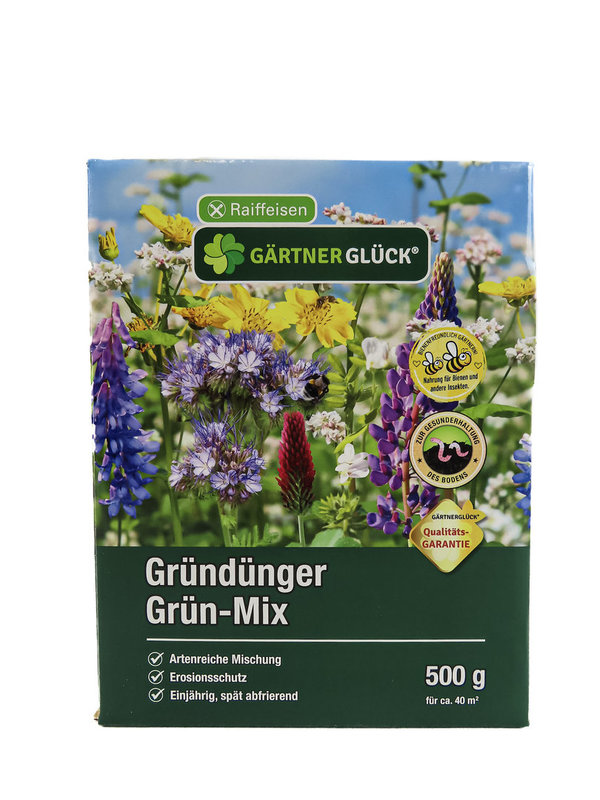 Raiffeisen Gärtnerglück Gründünger Grün-Mix 500g