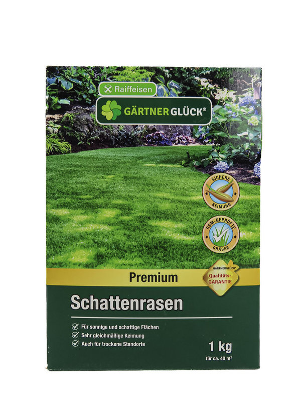 Raiffeisen Gärtnerglück Premium Schattenrasen 1 kg