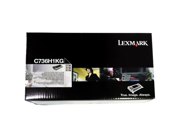 Lexmark Rückgabe-Tonerkassette C736H1KG Schwarz