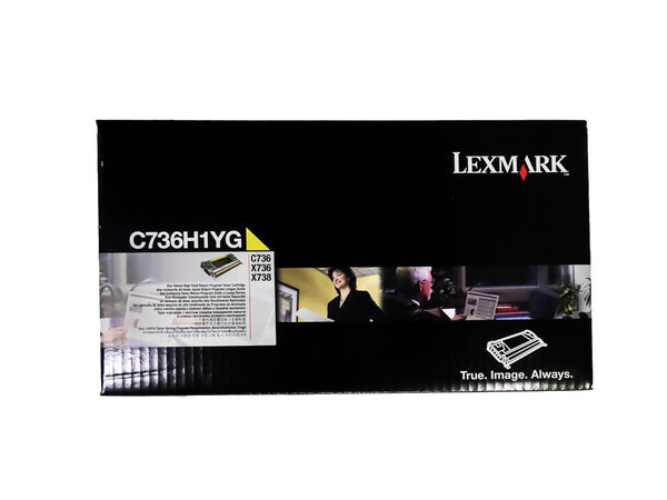 Lexmark Rückgabe-Tonerkassette C736H1YG Gelb