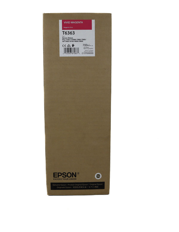 Epson Tintenpatrone Vivid Magenta 700 ml für Epson Stylus Pro 7900/990
