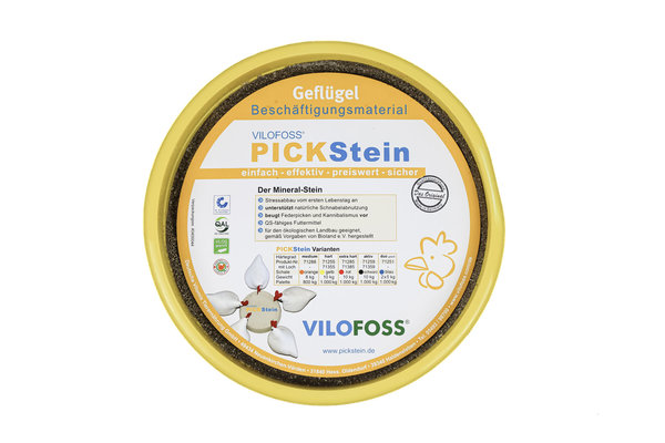 Vilofoss Pickstein hart, 10 kg Mineralfuttermittel für Geflügel